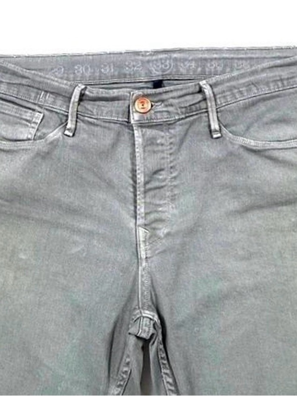 Earnest Sewn Slim Straight Gray Jeans